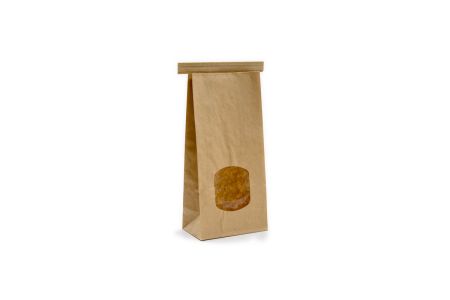 Compostable Medium T/T Paper Bag Kraft