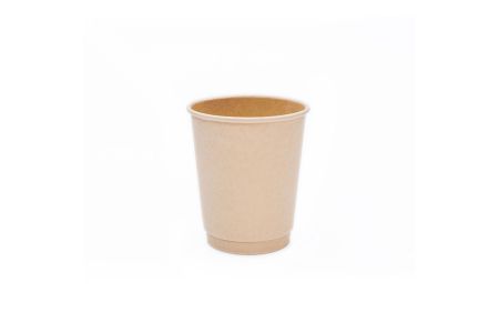 8oz Double wall Bamboo Paper Cup Kraft