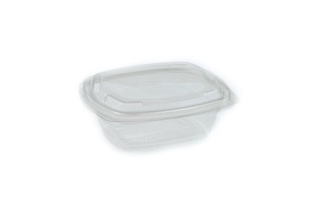 500ml RPET Rectangular Hinged Container