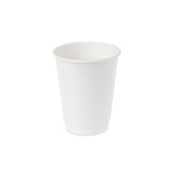 12oz Double Wall Paper Cup White