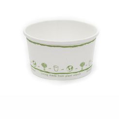 Compostable Soup Containers 12oz Generic White