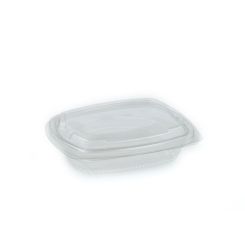 370ml RPET Rectangular Hinged Container