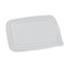 600/950ml RPET Lid for Bagasse Rectangluar Container
