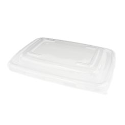 600/950ml PP Lid for Bagasse Rectangular Container