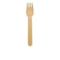 Biodegradable Wooden Fork 160mm Natural
