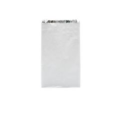 7x9x12" Foil Lined Paper Bags White