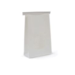 Large T/T Paper Bag with Window White