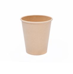 10oz Single Wall Bamboo Paper Cup Kraft