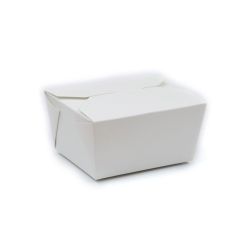 Disposable Paperboard Food Boxes #1 White