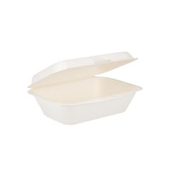 Bagasse Compostable Food Boxes 7x5" White