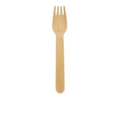 Biodegradable Wooden Fork 160mm Natural