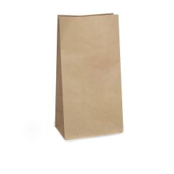 Large Grab Paper Bag Block Bottom  - No Handles