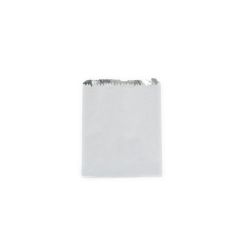 7x9x8" Foil Lined Paper Bags White