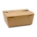 Compostable Paperboard Food Box Size #4 Kraft