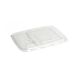 PP Lids for 2 Compartment Rectangular Pulp Small Tray