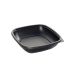 500ml Microwaveable PP Square Tray Black