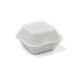 Bagasse Compostable Burger Boxes Small White