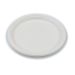 Compostable Round Bagasse Plate 10 Inch White