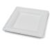 Compostable Square Bagasse Plate 26x26cm White