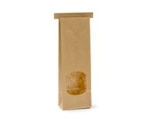 Small T/T Paper Bag with Window Kraft