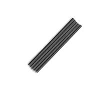 Compostable PAPER Jumbo Straw 200x8mm Black