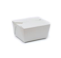 Disposable Paperboard Food Boxes #1 White