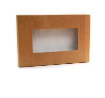 Large Platter Box Case With Window Kraft