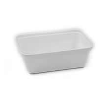 Compostable Bagasse Tray 650ml White 