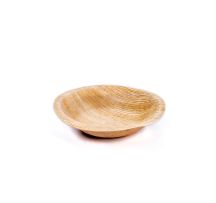 Biodegradable Round Palm Leaf Bowl 13cm Natural