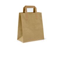 Medium SOS Paper Bag Kraft