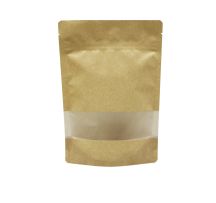 250g Fully Recyclable PE Pouch with Window Kraft