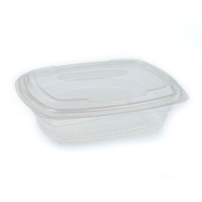 750ml RPET Rectangular Hinged Container