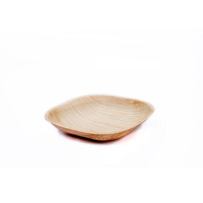 Biodegradable Square Palm Leaf Bowl 11x11cm Natural