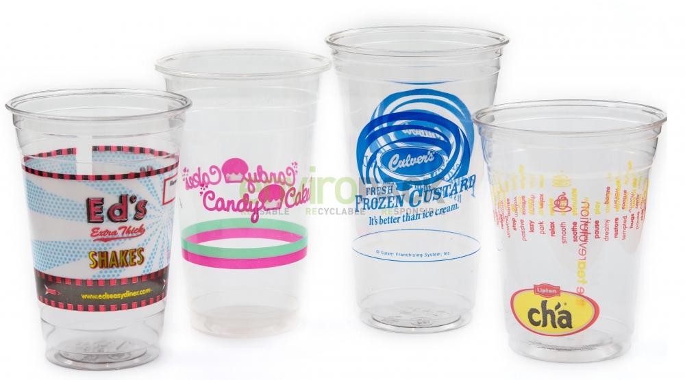 Printed Clear Cold Cups