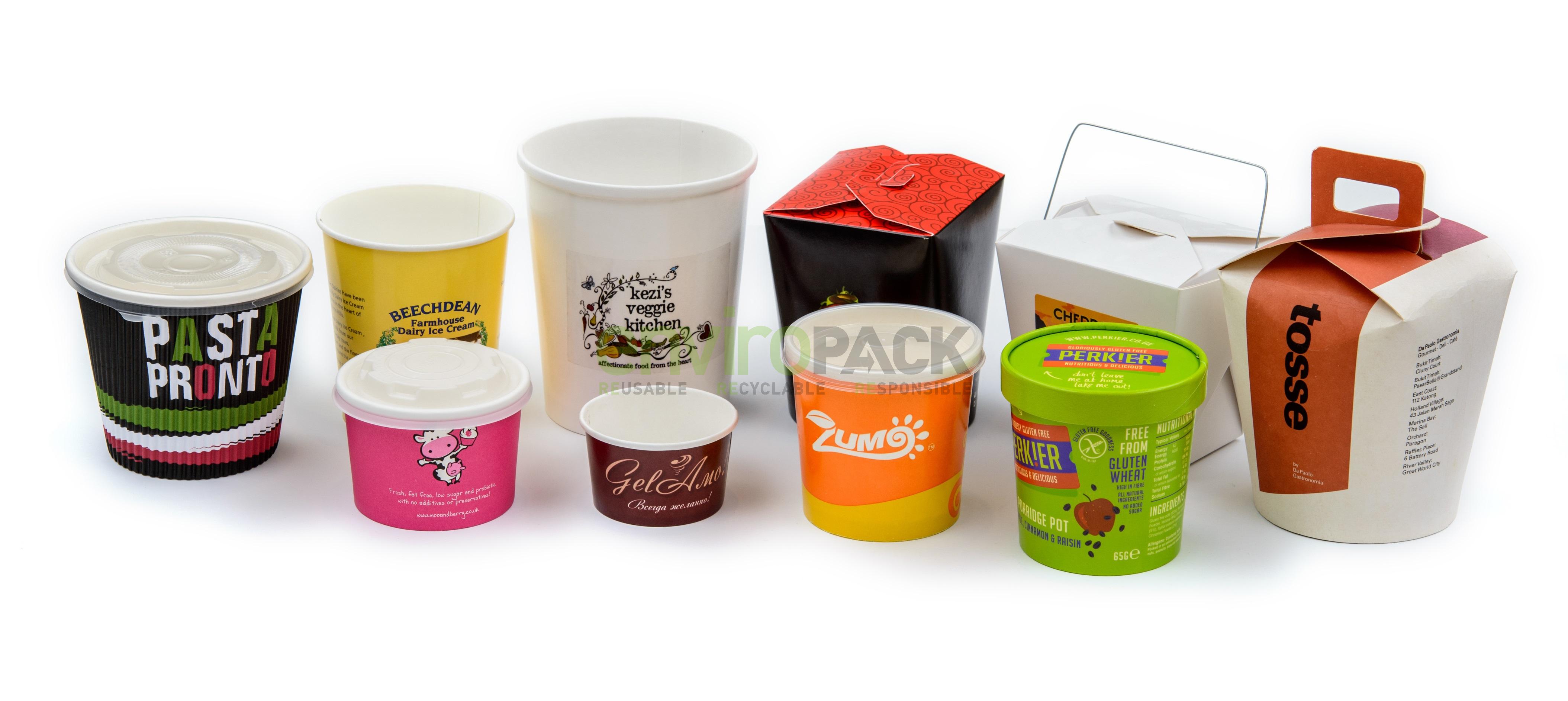 Printed Soup & Ice Cream Containers